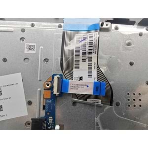 2.EL - Orjinal Hp Pavilion Füme 15-BW 15-BS 15T-BS 15-RA 15T-BR 250 G6 255 G6 Notebook Klavyeli Üst Kasa