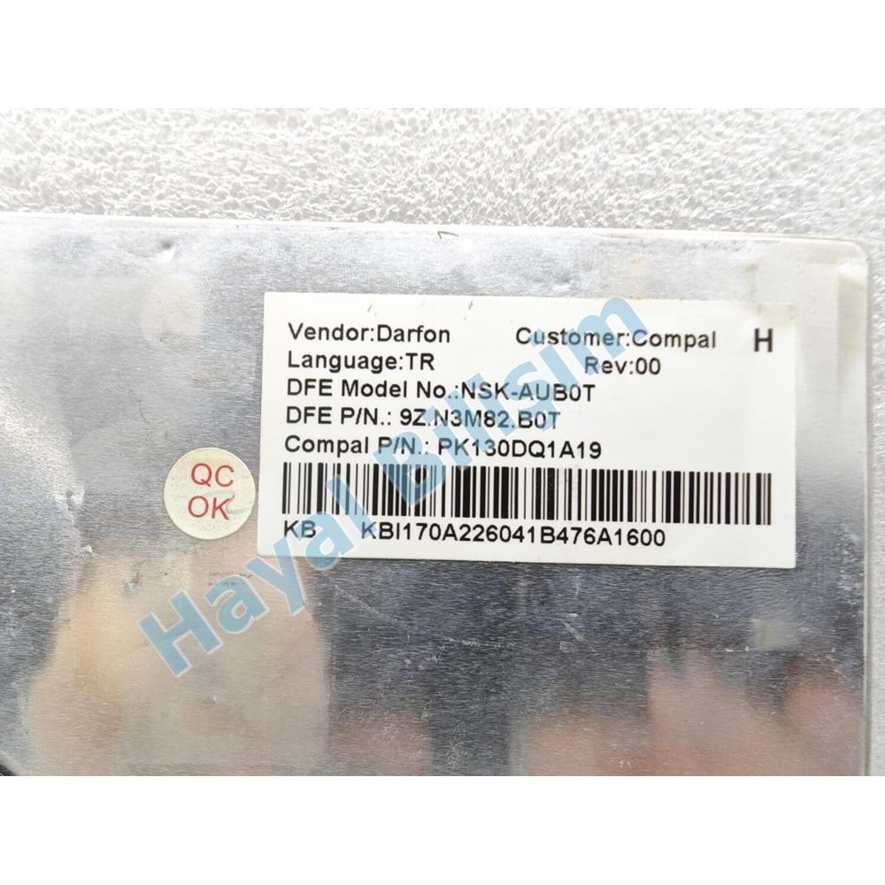 2.EL - Orjinal Acer 5251 5536 5736 5738 5742 5745 7336 7535 Notebook Tr Klavye Tuş Takımı