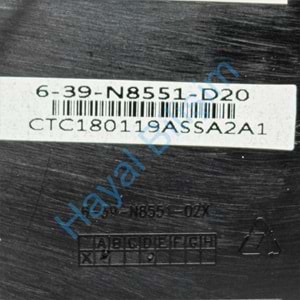 2.EL - Defolu Orjinal Casper Nirvana C900 Notebook Ekran Arka Kapak Lcd Cover - 6-39-N8551-D20