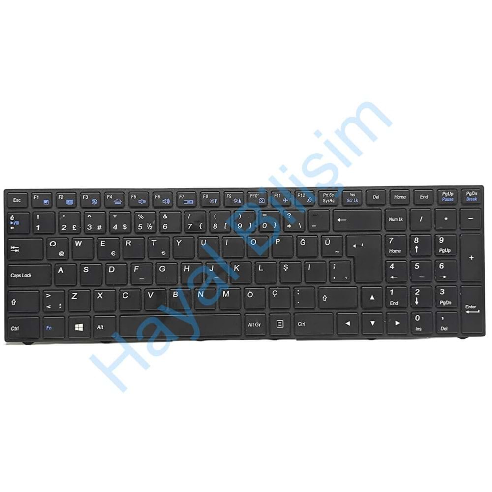 2.EL - Orjinal Casper Nirvana C900 Notebook Işıklı Tr Klavye - 6-80-N7500-250-1