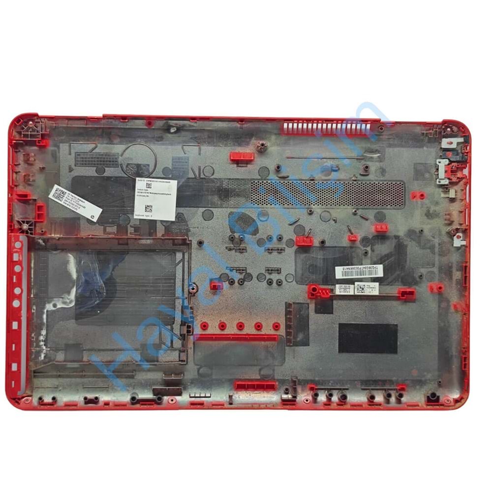 2.EL - Orjinal Hp Pavilion 15-AU 15-AW TPN-Q172 TPN-Q175 Notebook Kırmızı Alt Kasa
