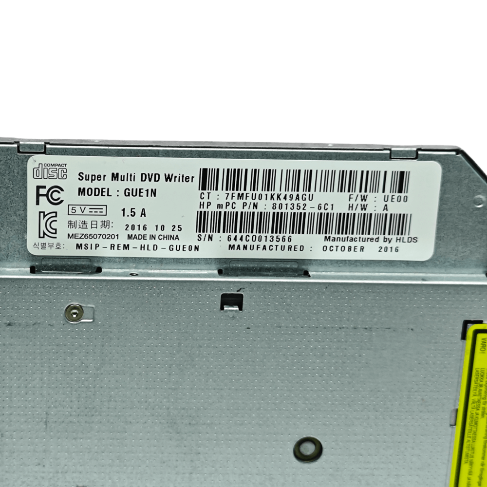 2.EL - Orjinal Hp Pavilion 15-AU 15-AW TPN-Q172 TPN-Q175 Mavi Notebook Optik Sürücü DVD RW