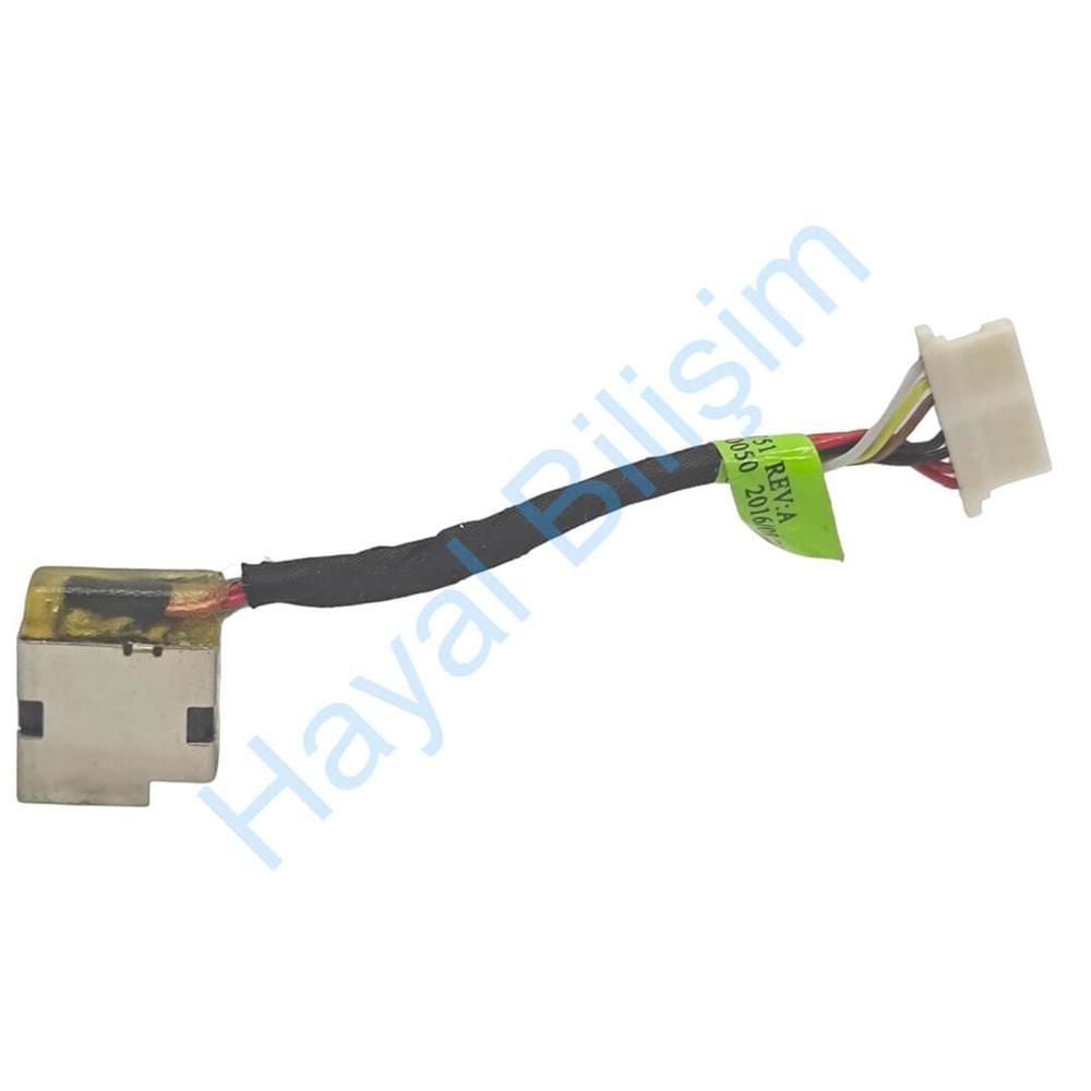 2.EL - Orjinal Hp Pavilion 15-AU 15-AW TPN-Q172 TPN-Q175 14-AL 14-AL107NT TPN-Q171 Notebook Kablolu Dc Jack
