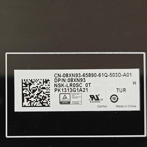 2.EL - Orjinal Dell Inspiron 15-3000 3541 3543 3542 5542 5545 5547 3551 3558 0G7P48 17-5000 P39F 15-3541 15-3542 15-5000 17-5000 15 5000 5551 5555 5558 5559 TR Notebook Klavye